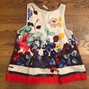 Beautiful Anthropologie floral tank